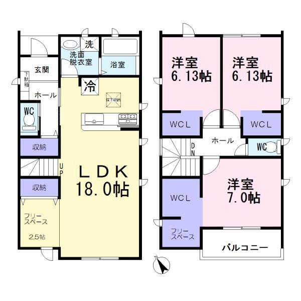 江南市古知野東小学校前　1号棟　全3棟