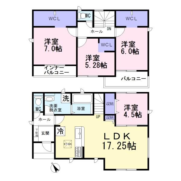 江南市古知野東小学校前　2号棟　全3棟