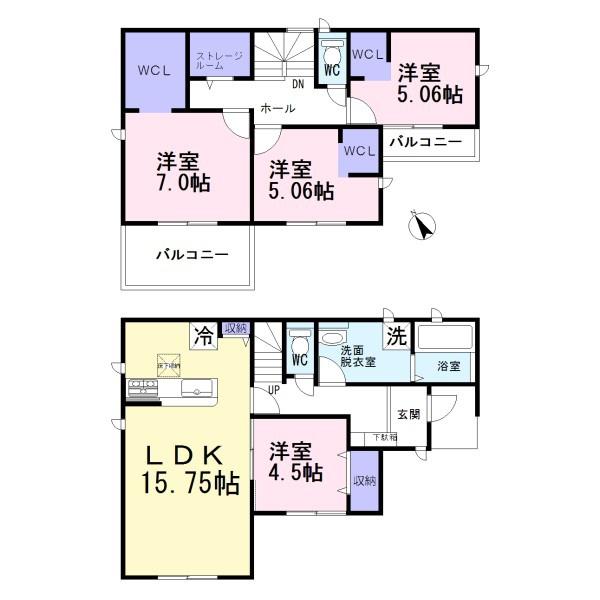 江南市古知野東小学校前　3号棟　全3棟