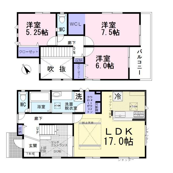 江南市村久野町寺東　2号棟　全3棟