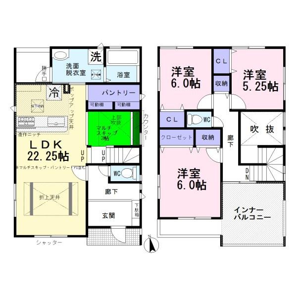 一宮市萩原町萩原古井溝1号棟　全2棟