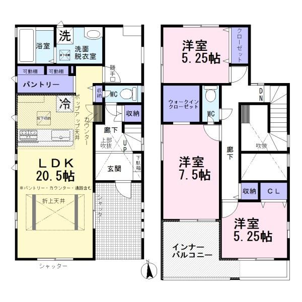 一宮市萩原町萩原古井溝2号棟　全2棟