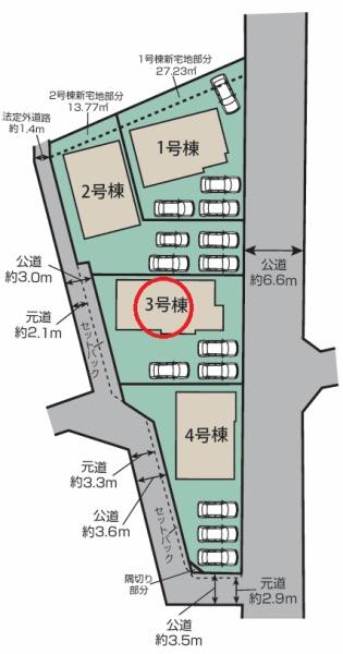 江南市高屋町本郷3号棟　全4棟