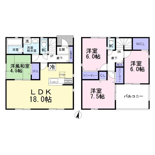 稲沢市平和町西光坊第2　2号棟　全3棟
