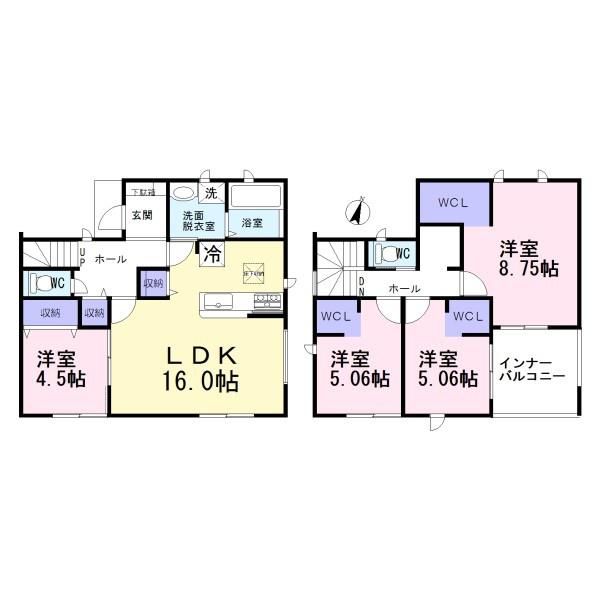 江南市河野町第1期　1号棟　全4棟