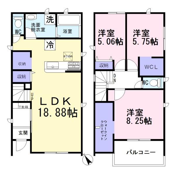 江南市飛高町中町　1号棟　全2棟