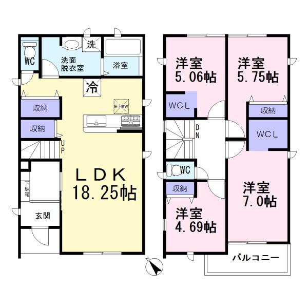 江南市飛高町中町　2号棟　全2棟