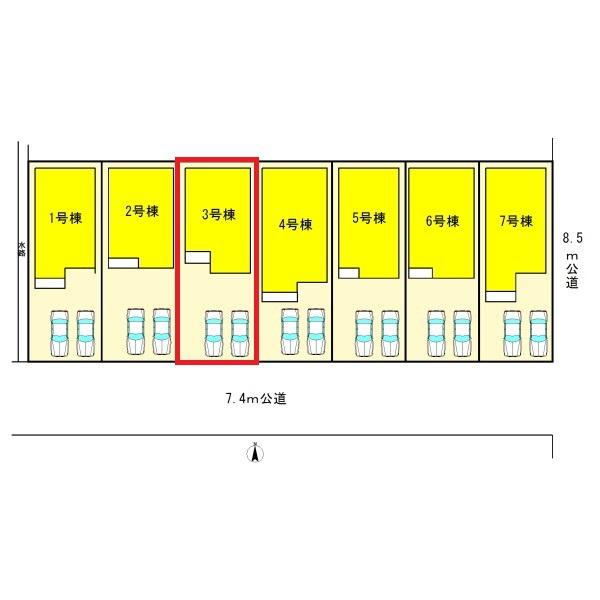 一宮市篭屋　3号棟　全7棟