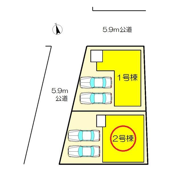 江南市古知野町2期　2号棟　全2棟