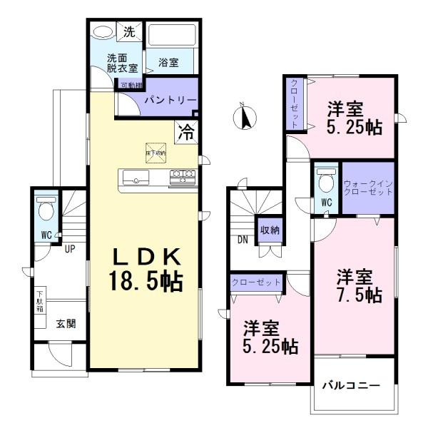一宮市木曽川町外割田　1号棟　全2棟