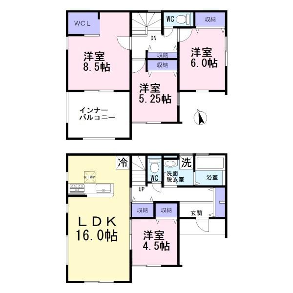 一宮市赤見小学校西　1号棟　全3棟