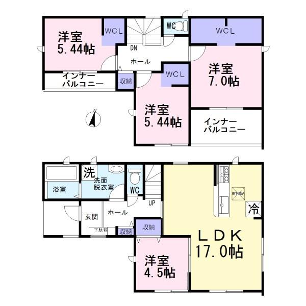 北名古屋市六ツ師第四1号棟　全1棟