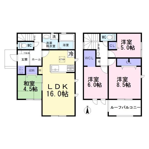 北名古屋市熊之庄山の前24-1期1号棟　全1棟