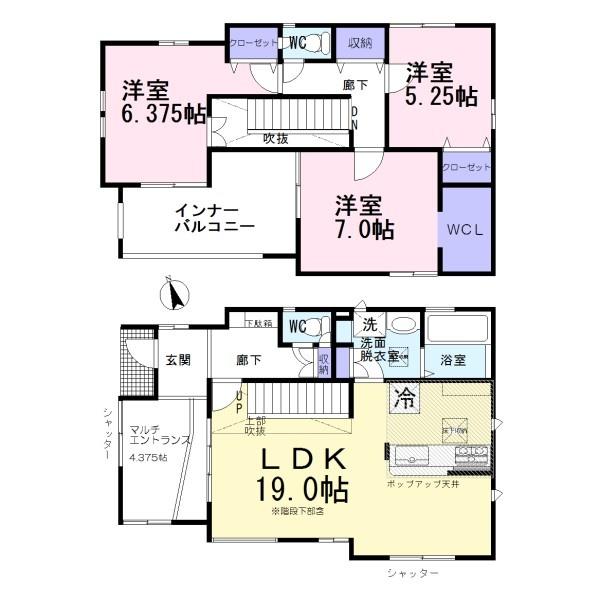 江南市尾崎町屋敷3号棟　全5棟