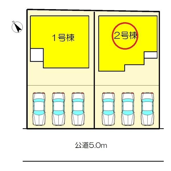 稲沢市田代2丁目　2号棟　全2棟