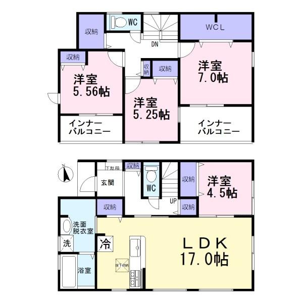 北名古屋市石橋郷第二　1号棟　全5棟