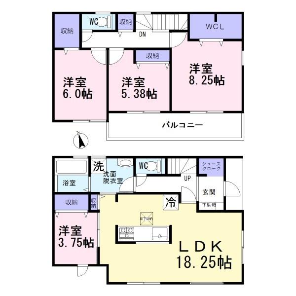 北名古屋市石橋郷第二　5号棟　全5棟