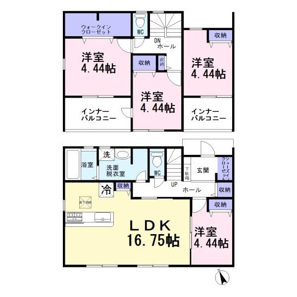稲沢市平和町法立北瀬古第24号棟　全4棟