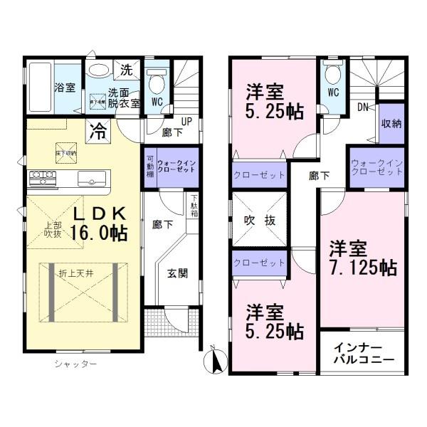 北名古屋市熊之庄新宮　3号棟　全3棟