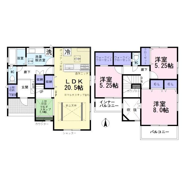 一宮市奥町　3号棟　全6棟