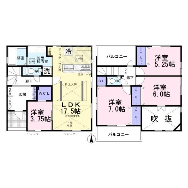 一宮市奥町　5号棟　全6棟