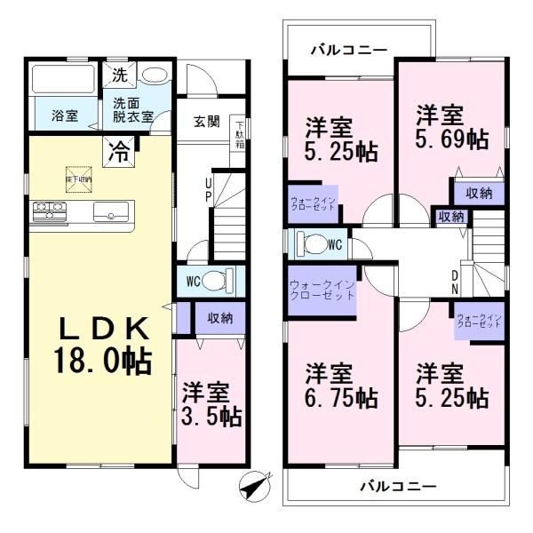 津島市宮川町2丁目　1号棟　全4棟