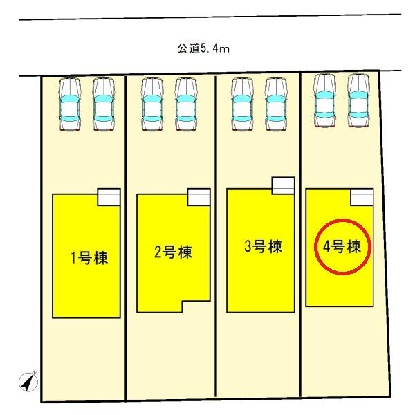 津島市宮川町2丁目　4号棟　全4棟