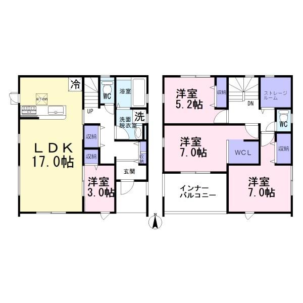 一宮市三条　1号棟　全1棟