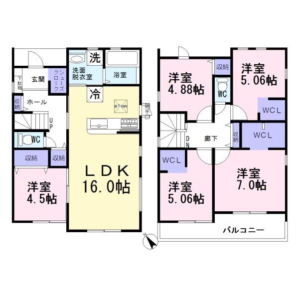 一宮市西大海道　2号棟　全3棟