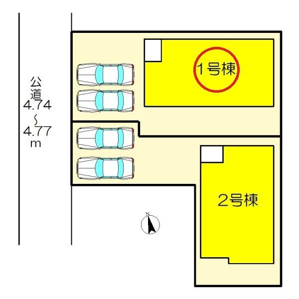 北名古屋市鹿田流　1号棟　全2棟