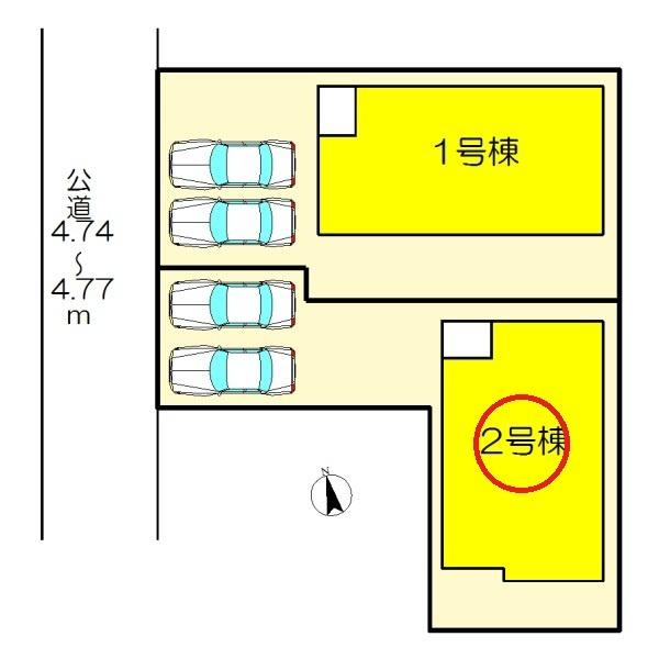 北名古屋市鹿田流　2号棟　全2棟