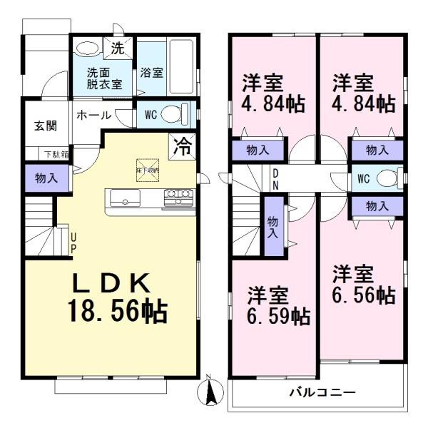 北名古屋市高田寺起返4期　全1棟
