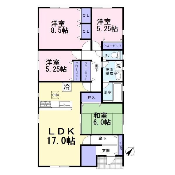 稲沢市一色道上町第1　2号棟　全1棟