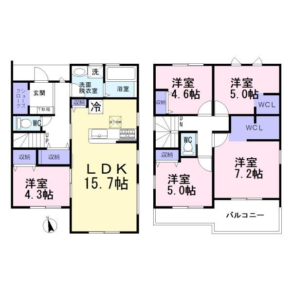 津島市永楽町四丁目　1号棟　全2棟