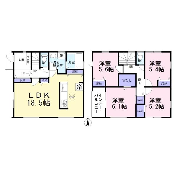 北名古屋市石橋第3 1号棟 全2棟