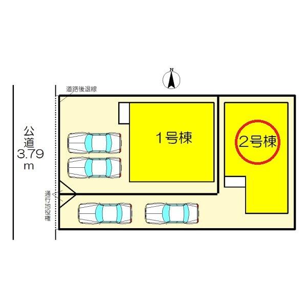 北名古屋市石橋第3 2号棟 全2棟(間取り)