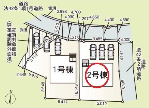 一宮市祐久第1 2号棟 全2棟(間取り)