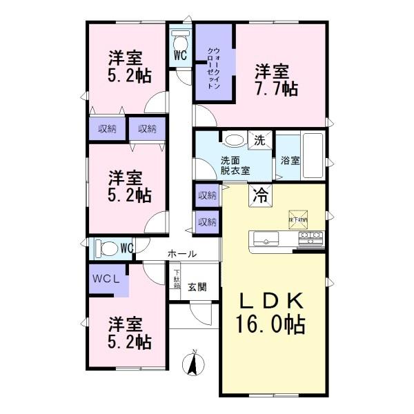 津島市越津町 2号棟 全3棟