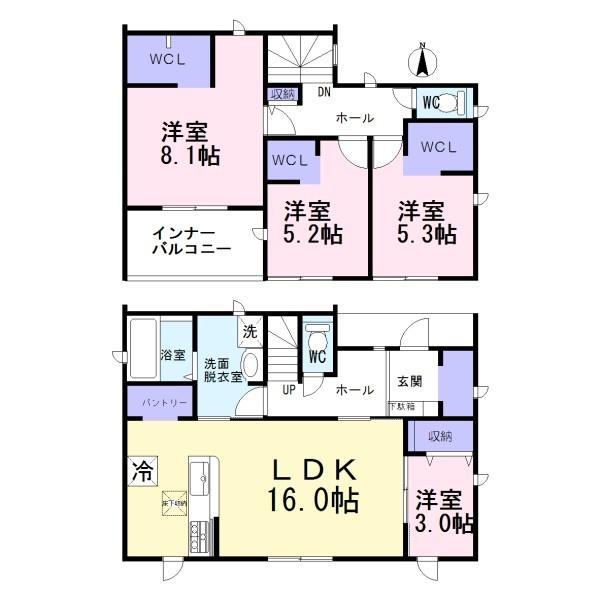 津島市越津町 3号棟 全3棟