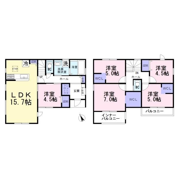 稲沢市田代二丁目 1号棟 全1棟
