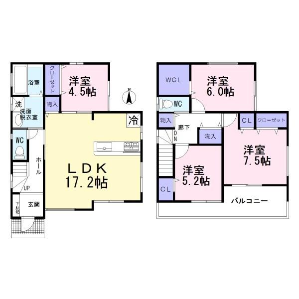 一宮市第1三条山　4号棟　全5棟