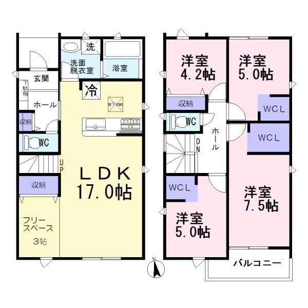 岩倉市八剱町郷　1号棟　全5棟