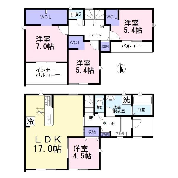 岩倉市八剱町郷　3号棟　全5棟
