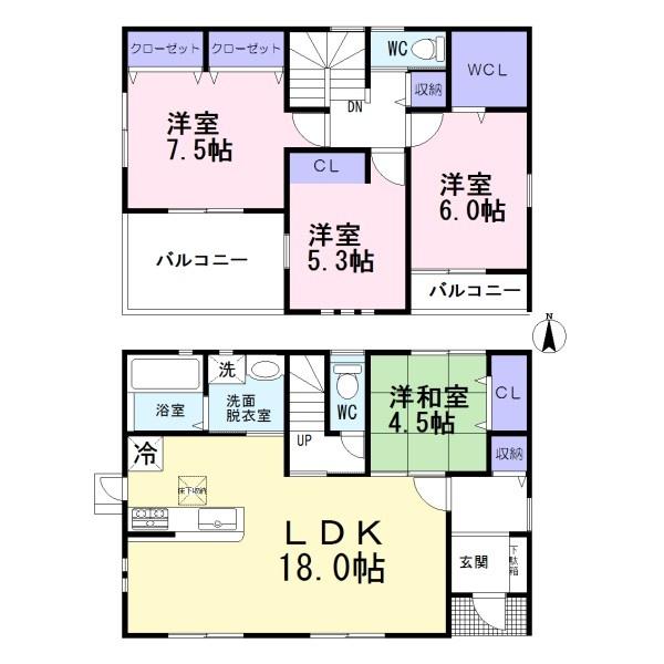 一宮市第8今伊勢町馬寄1号棟　全5棟
