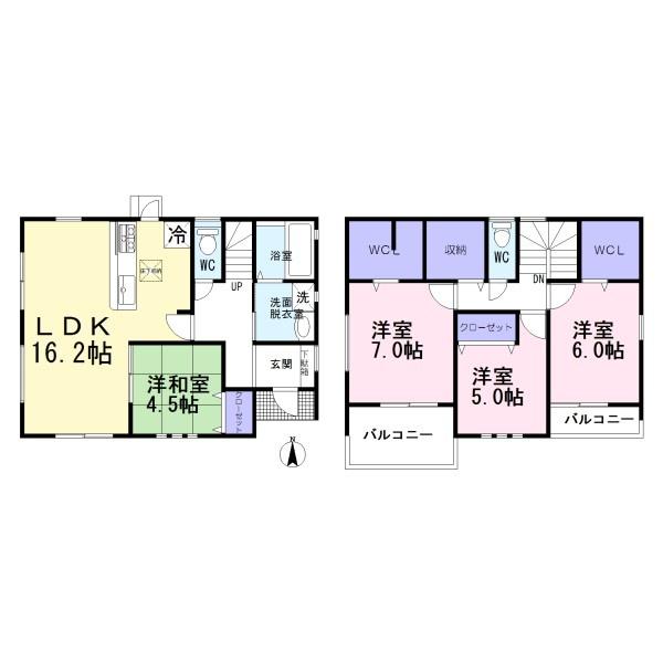 一宮市第8今伊勢町馬寄2号棟 全5棟