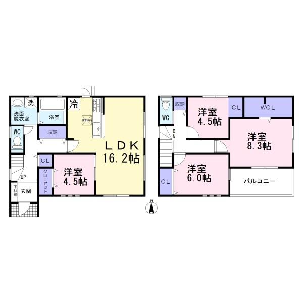 一宮市第8今伊勢町馬寄5号棟　全5棟