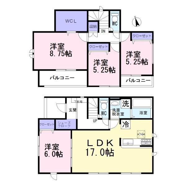 一宮市大和町氏永 1号棟 全3棟