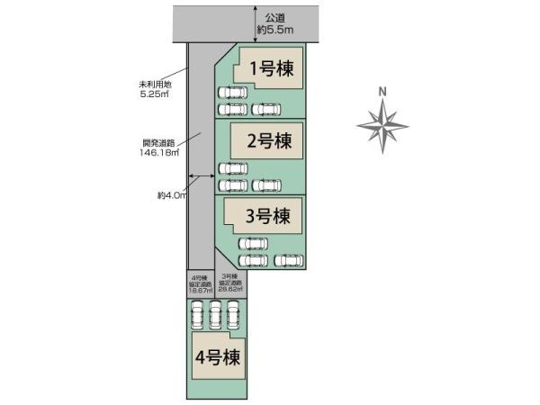 一宮市北丹町4号棟　全4棟