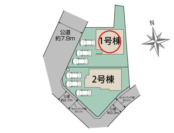 江南市島宮町巡見　1号棟　全2棟
