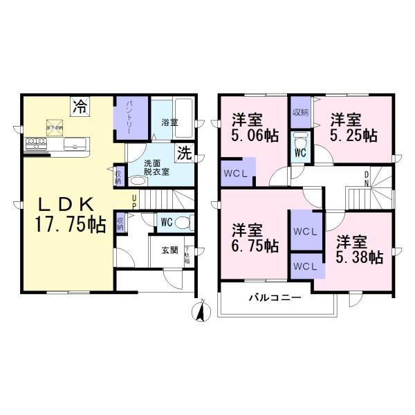 津島市江東町　5号棟　全5棟